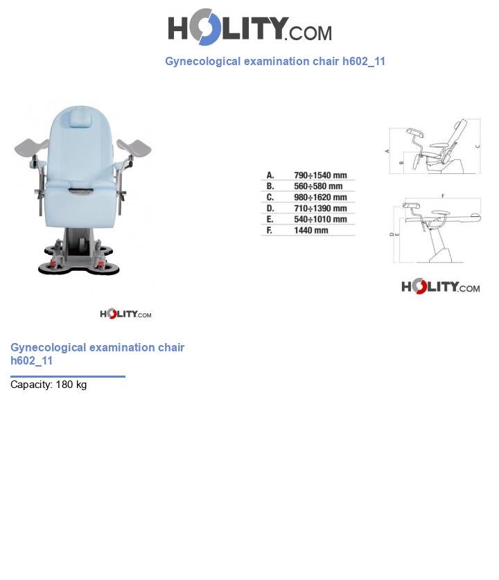 Gynecological examination chair h602_11