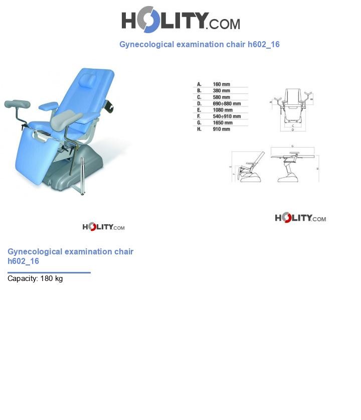 Gynecological examination chair h602_16