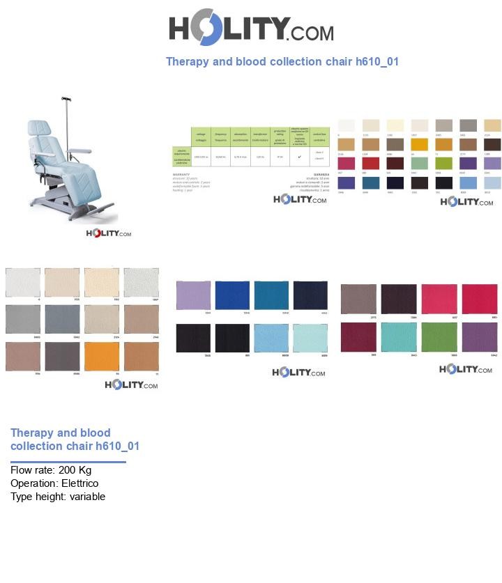 Therapy and blood collection chair h610_01