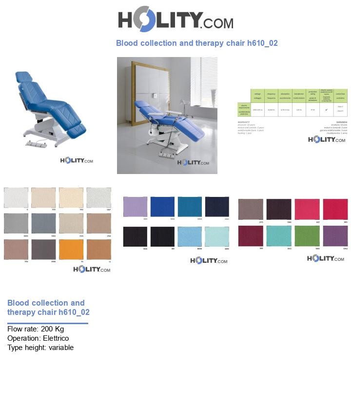 Blood collection and therapy chair h610_02