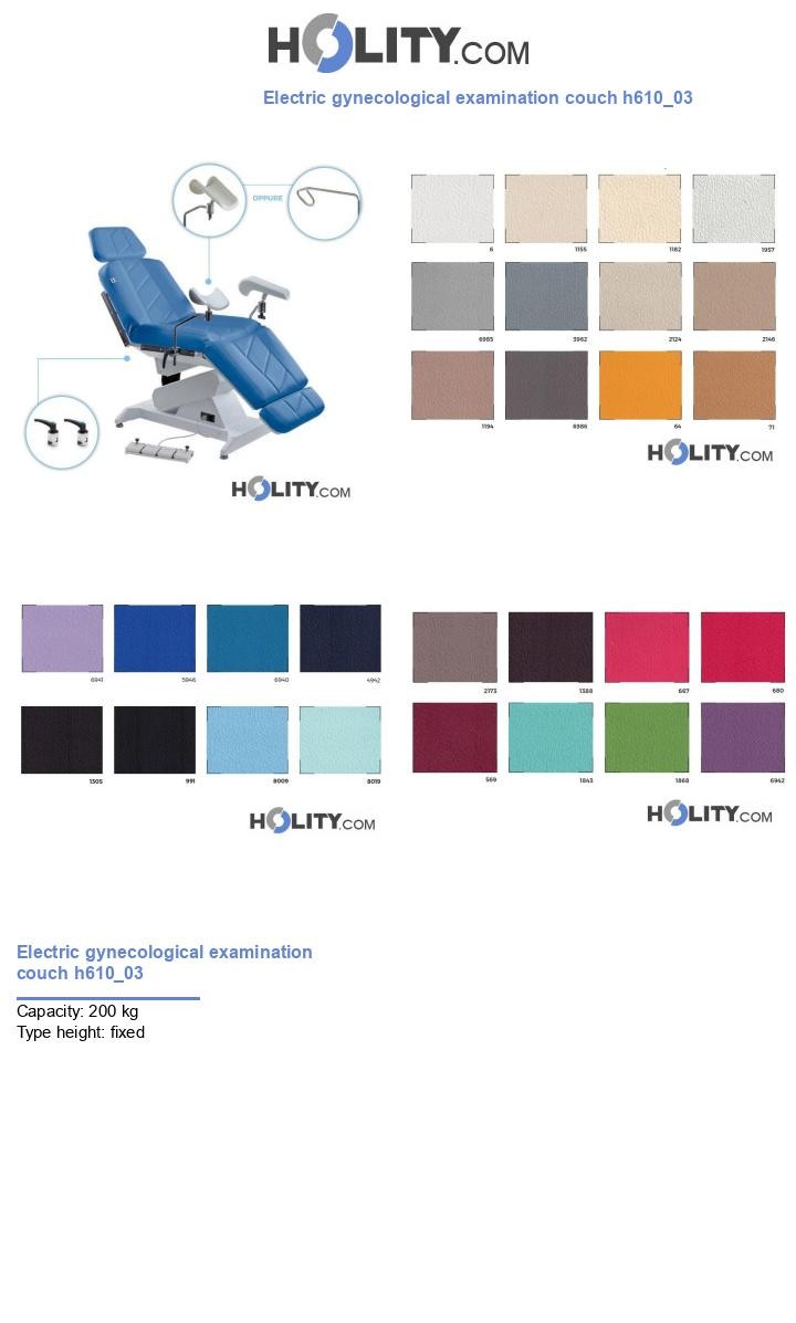 Electric gynecological examination couch h610_03