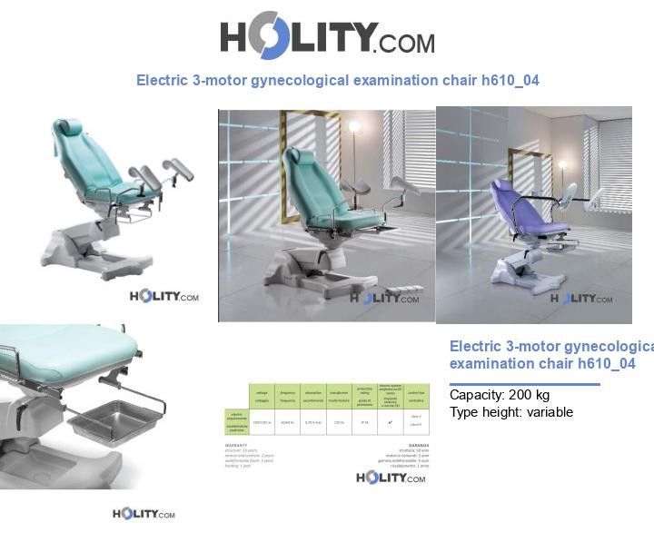 Electric 3-motor gynecological examination chair h610_04