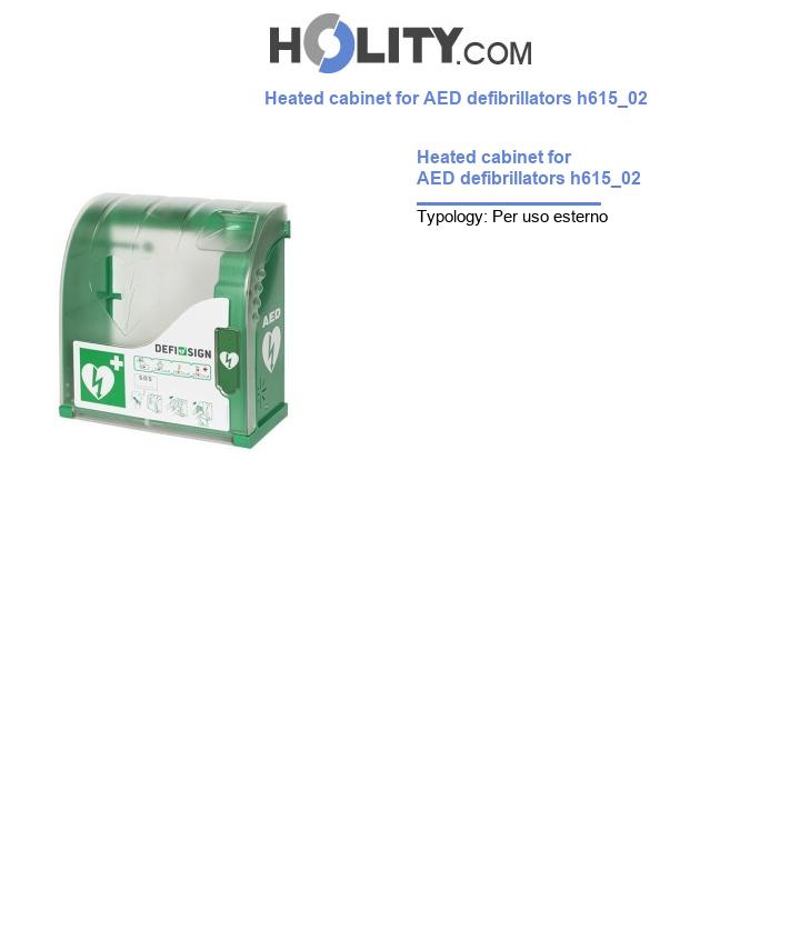 Heated cabinet for AED defibrillators h615_02