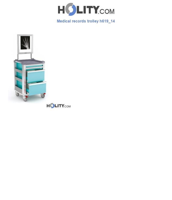 Medical records trolley h619_14
