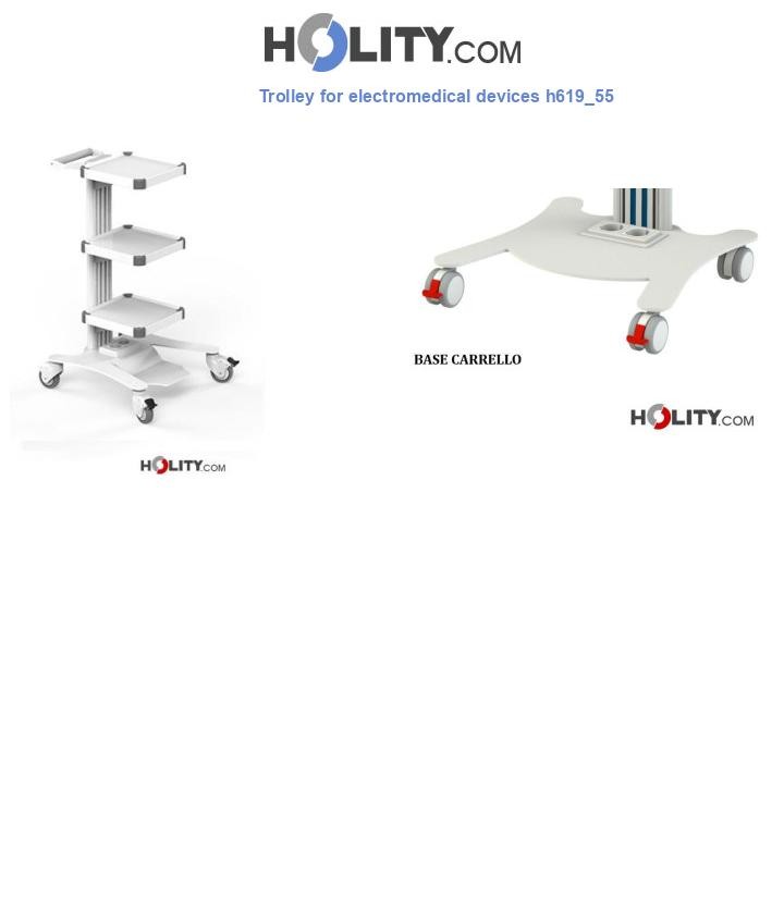 Trolley for electromedical devices h619_55