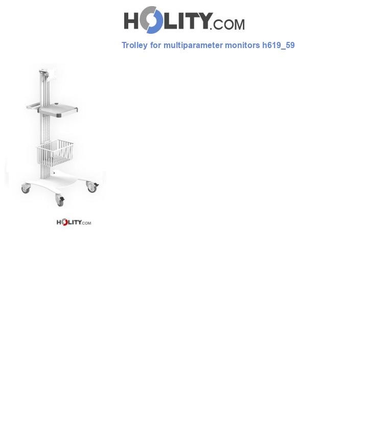 Trolley for multiparameter monitors h619_59