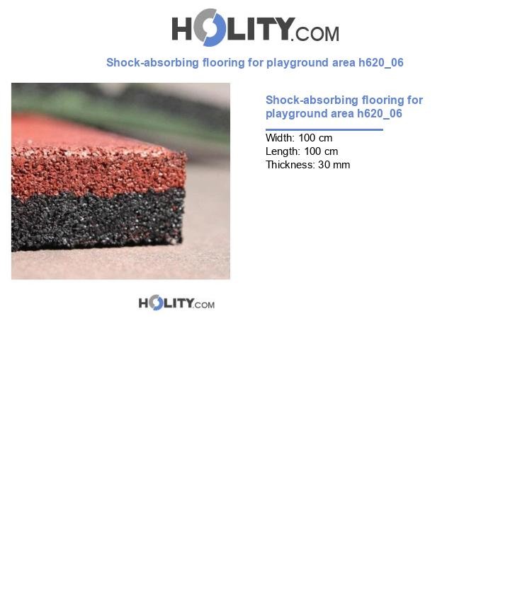 Shock-absorbing flooring for playground area h620_06
