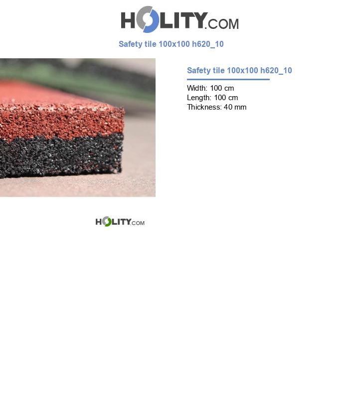 Safety tile 100x100 h620_10