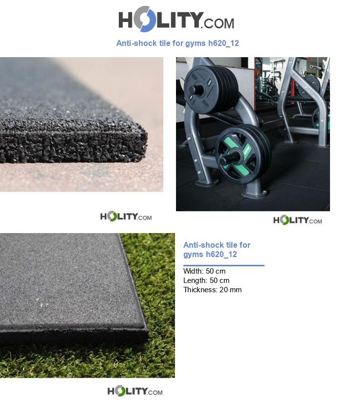 Anti-shock tile for gyms h620_12