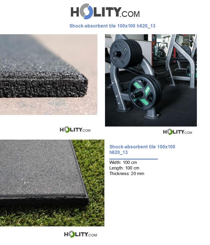 Shock-absorbent tile 100x100 h620_13