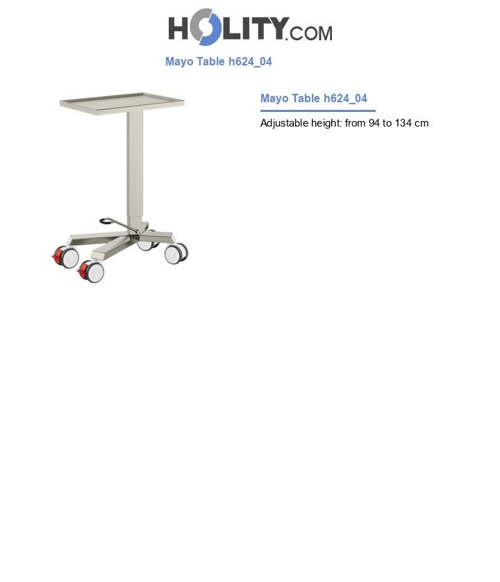 Mayo Table h624_04