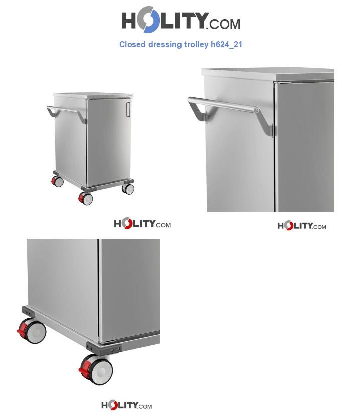 Closed dressing trolley h624_21