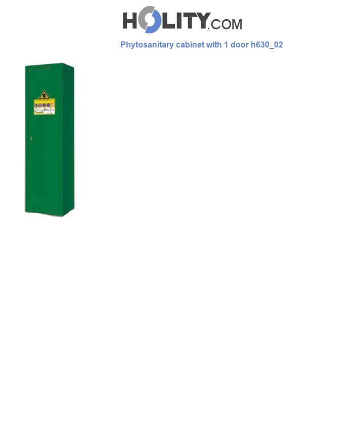 Phytosanitary cabinet with 1 door h630_02