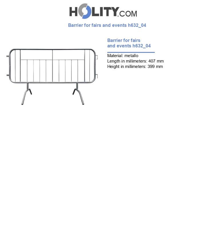 Barrier for fairs and events h632_04