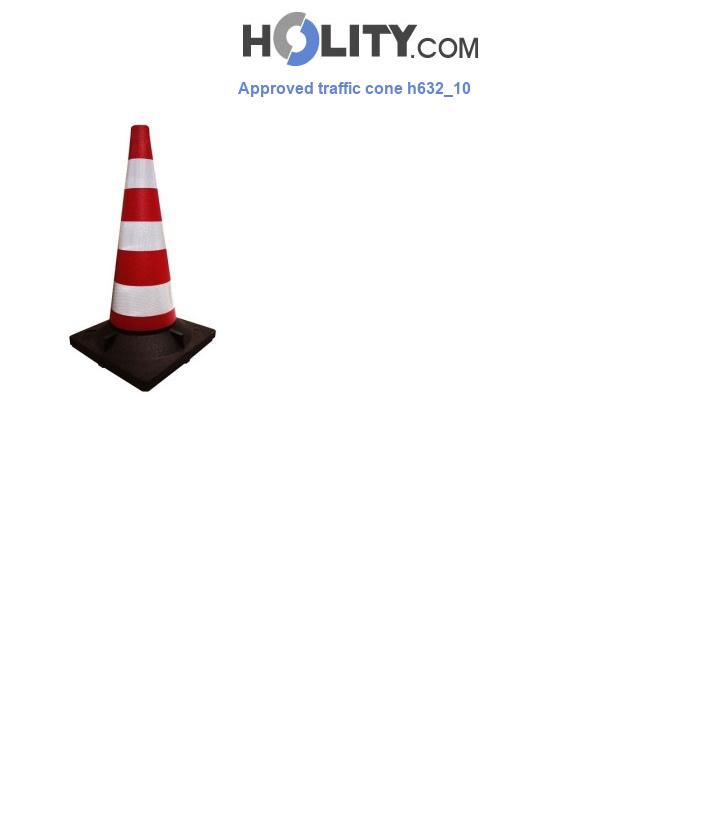 Approved traffic cone h632_10