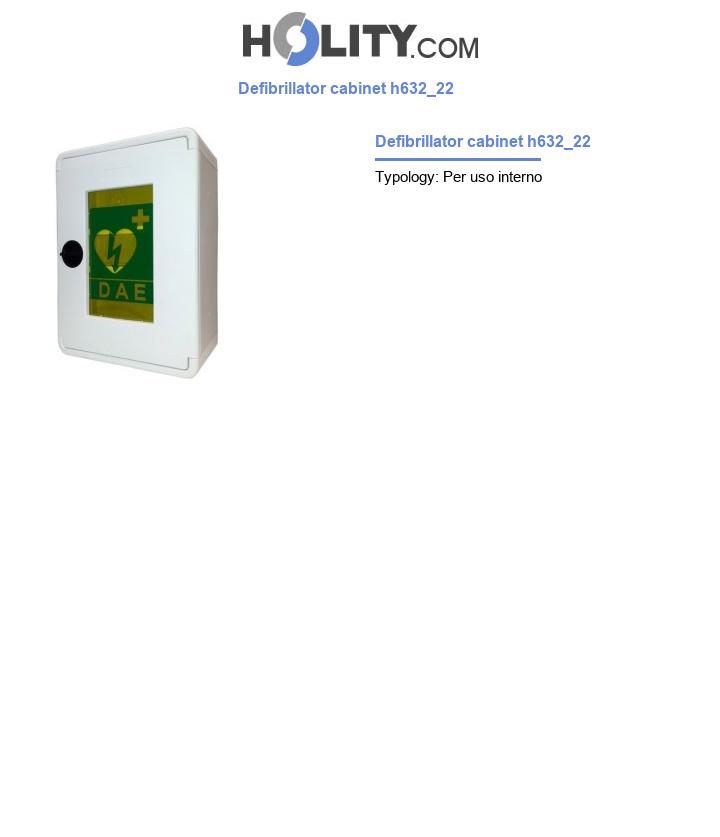 Defibrillator cabinet h632_22