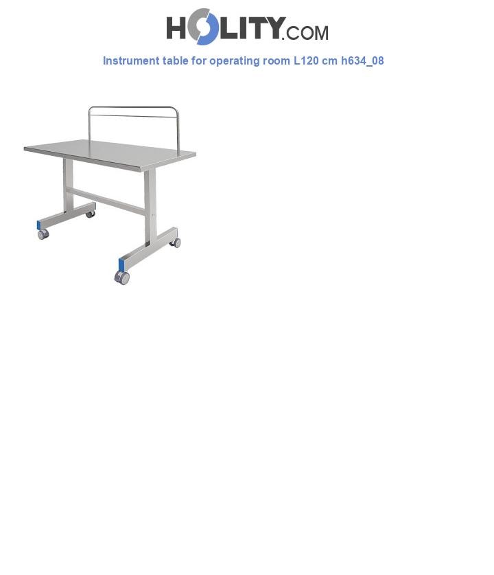 Instrument table for operating room L120 cm h634_08