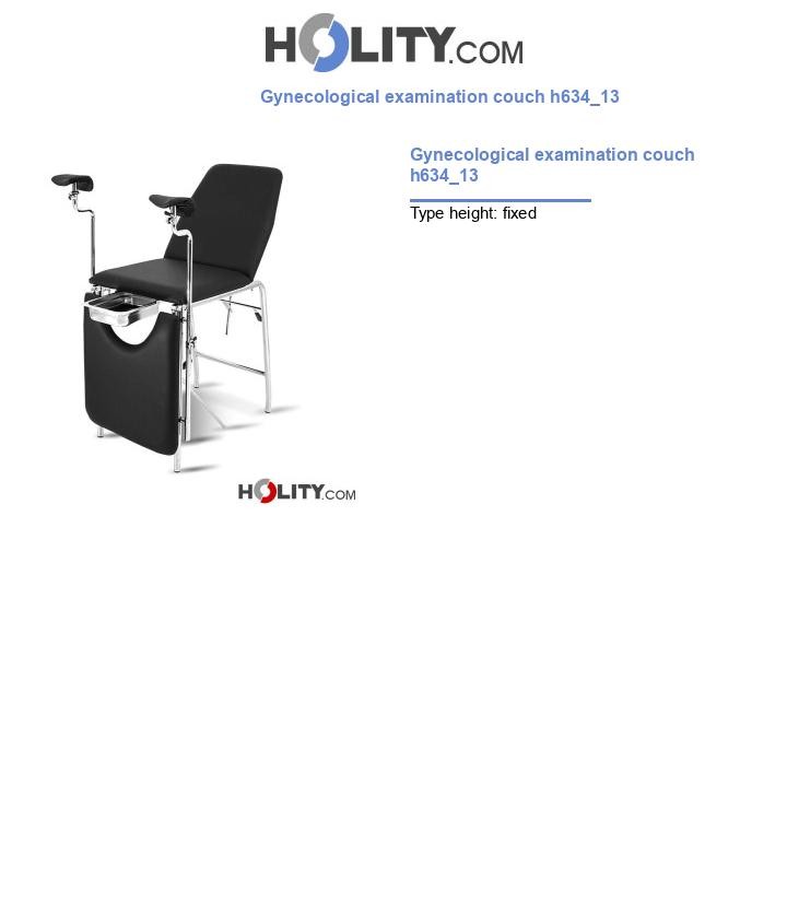 Gynecological examination couch h634_13