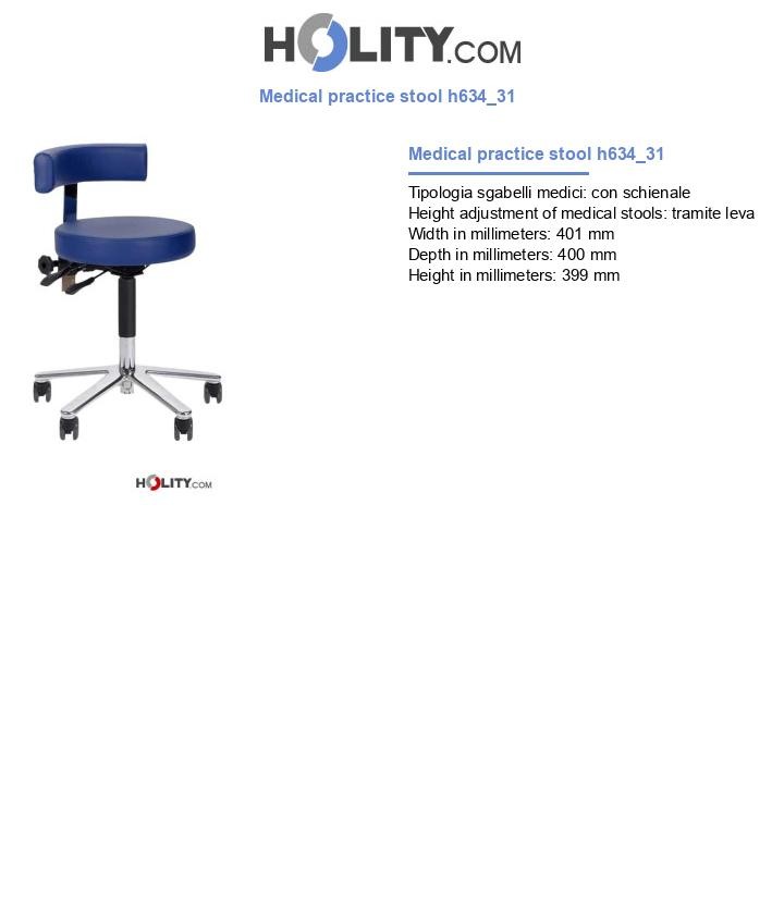 Medical practice stool h634_31