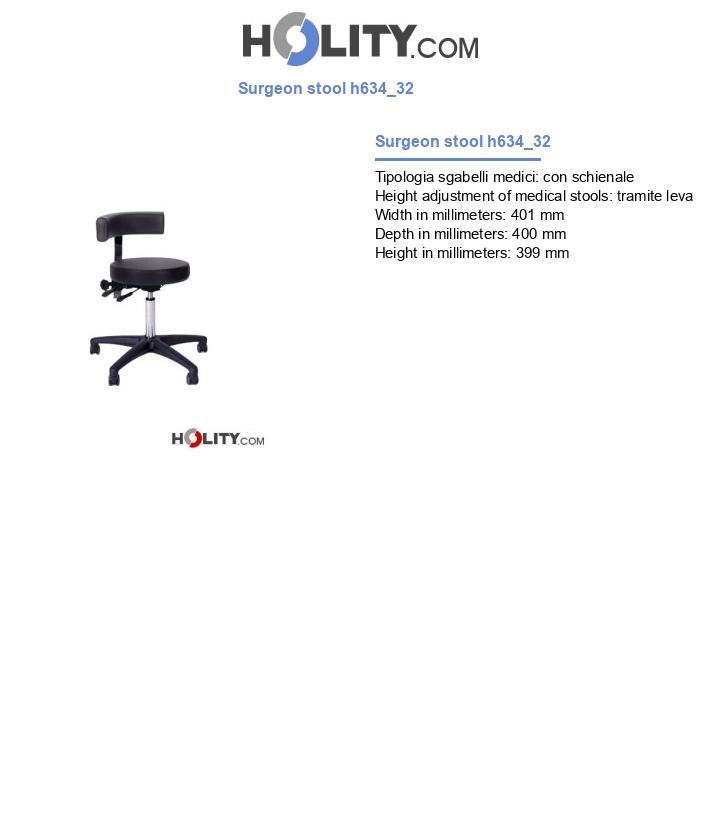 Surgeon stool h634_32