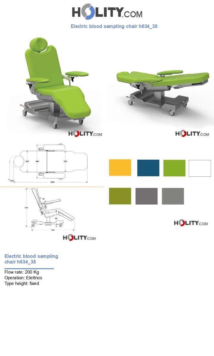 Electric blood sampling chair h634_38