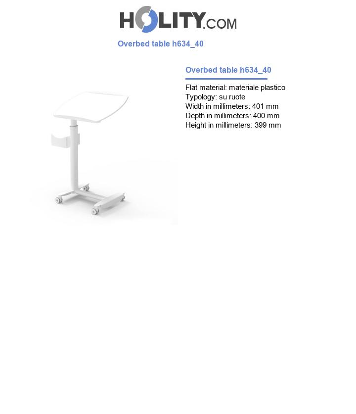Overbed table h634_40