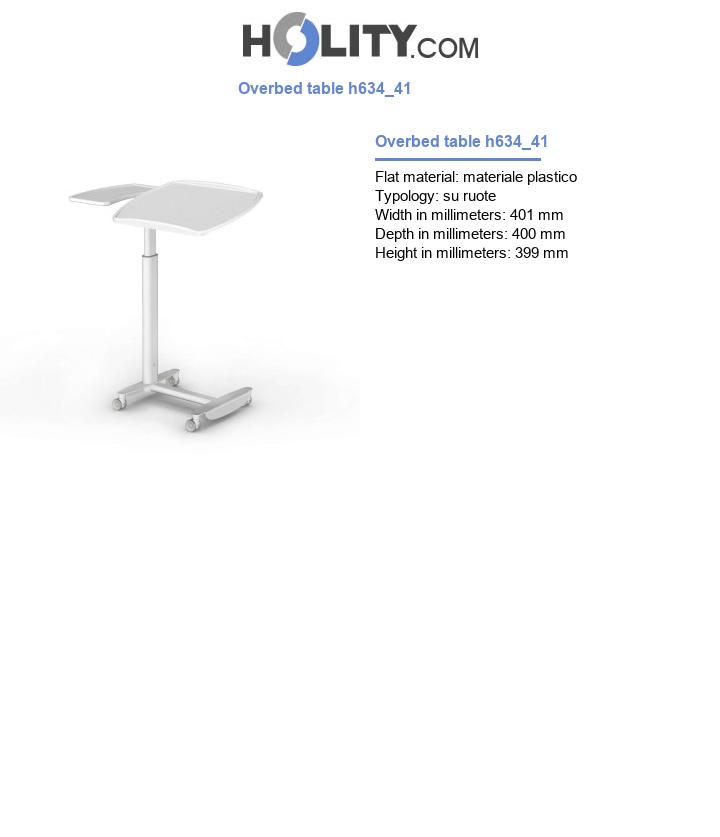 Overbed table h634_41
