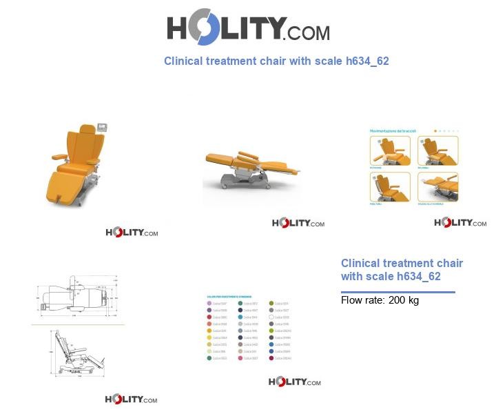 Clinical treatment chair with scale h634_62