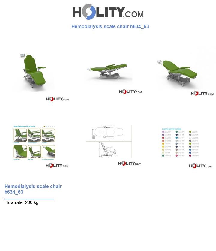 Hemodialysis scale chair h634_63