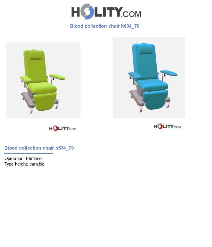 Blood collection chair h634_70