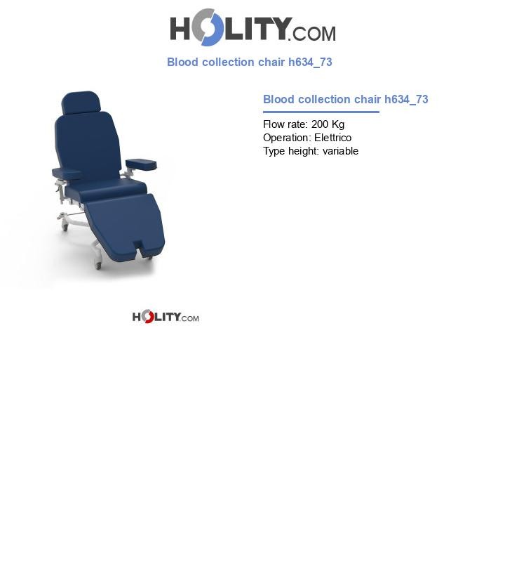 Blood collection chair h634_73