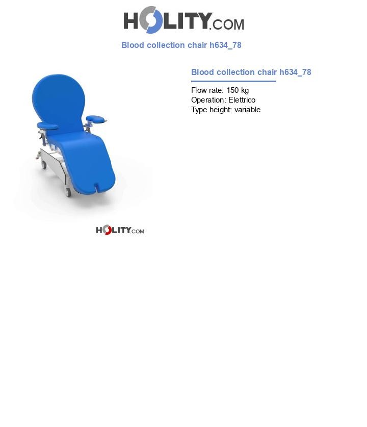 Blood collection chair h634_78