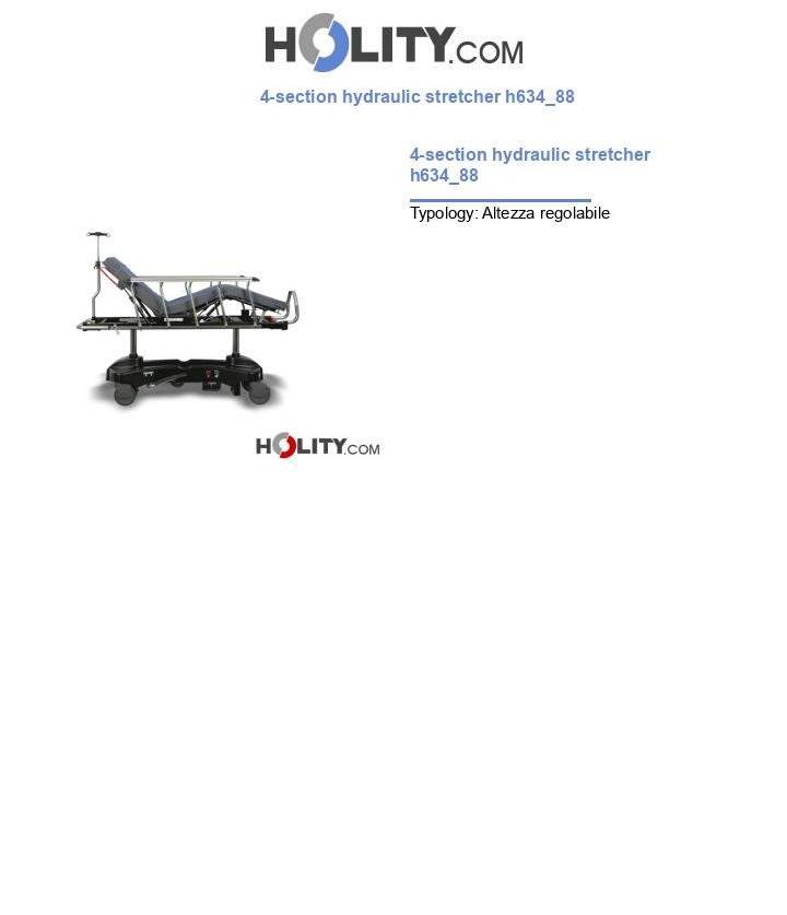 4-section hydraulic stretcher h634_88