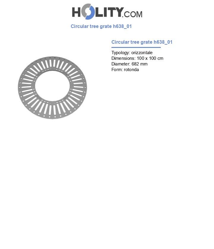 Circular tree grate h638_01