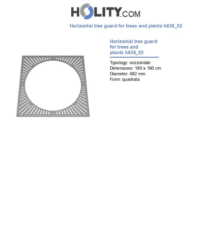Horizontal tree guard for trees and plants h638_02