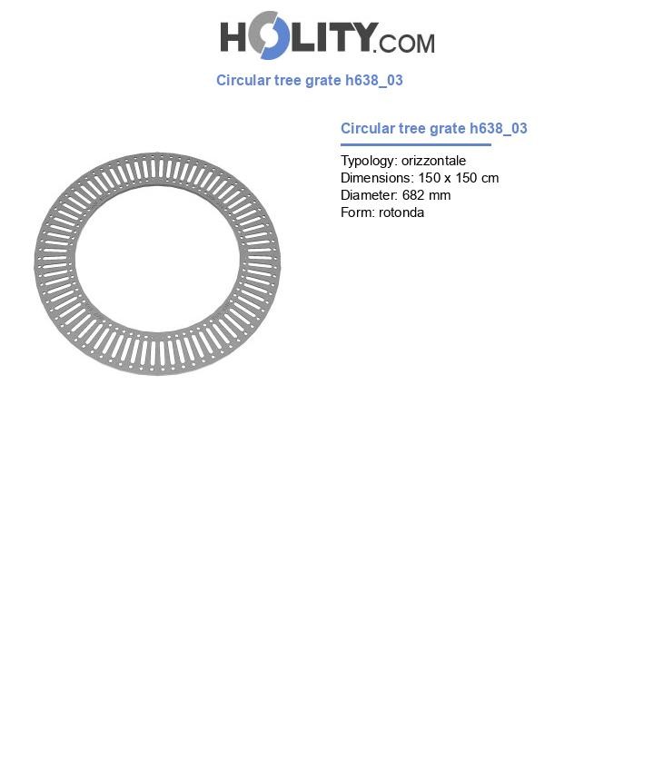 Circular tree grate h638_03