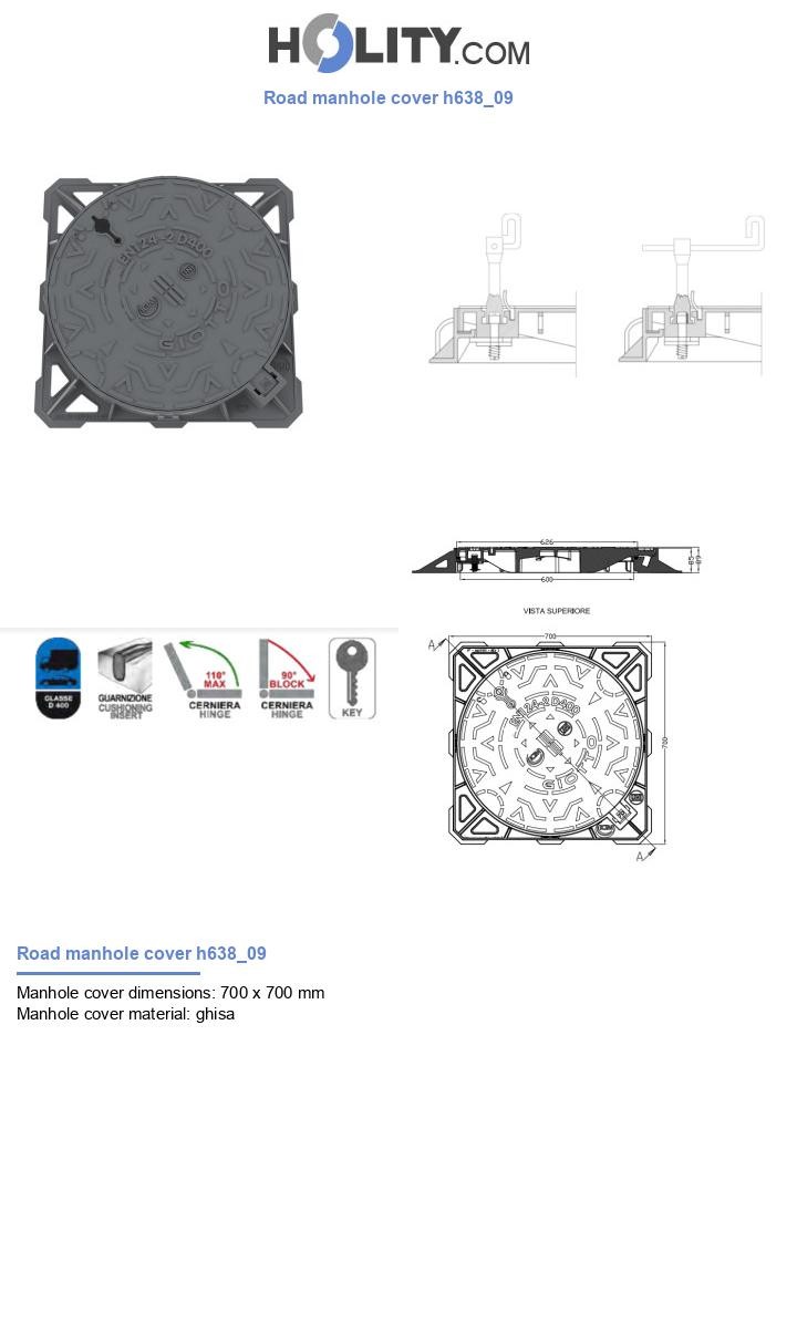 Road manhole cover h638_09