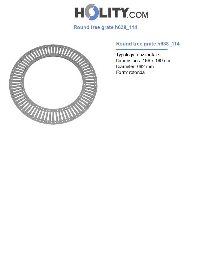 Round tree grate h638_114