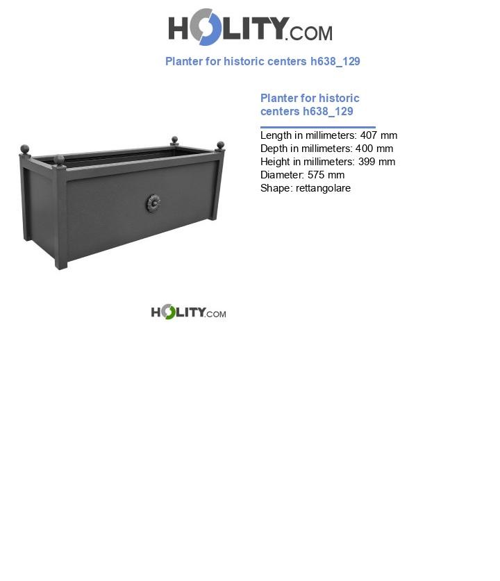Planter for historic centers h638_129