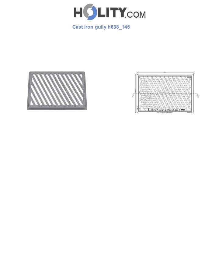 Cast iron gully h638_145