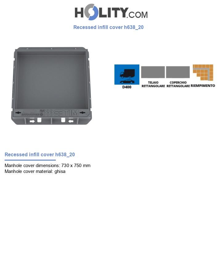 Recessed infill cover h638_20