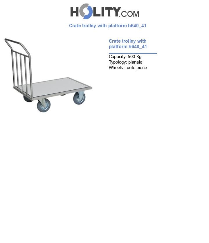 Crate trolley with platform h640_41