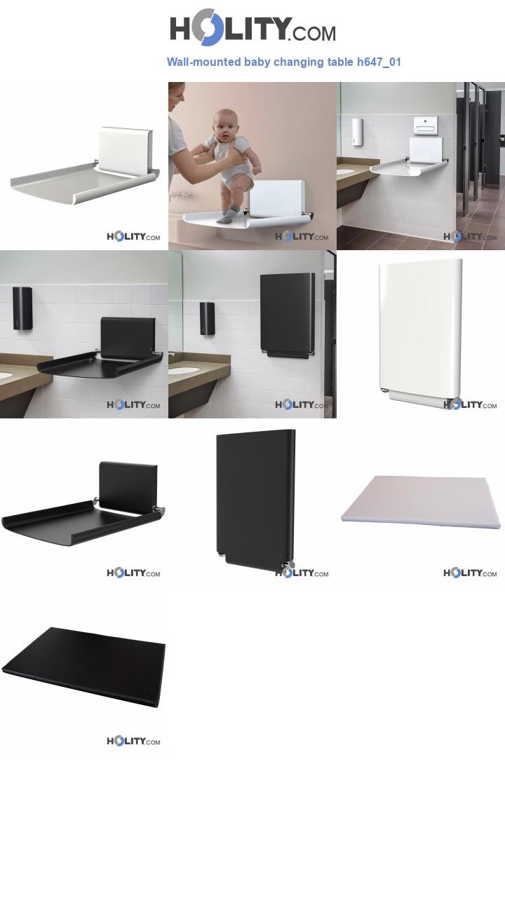 Wall-mounted baby changing table h647_01