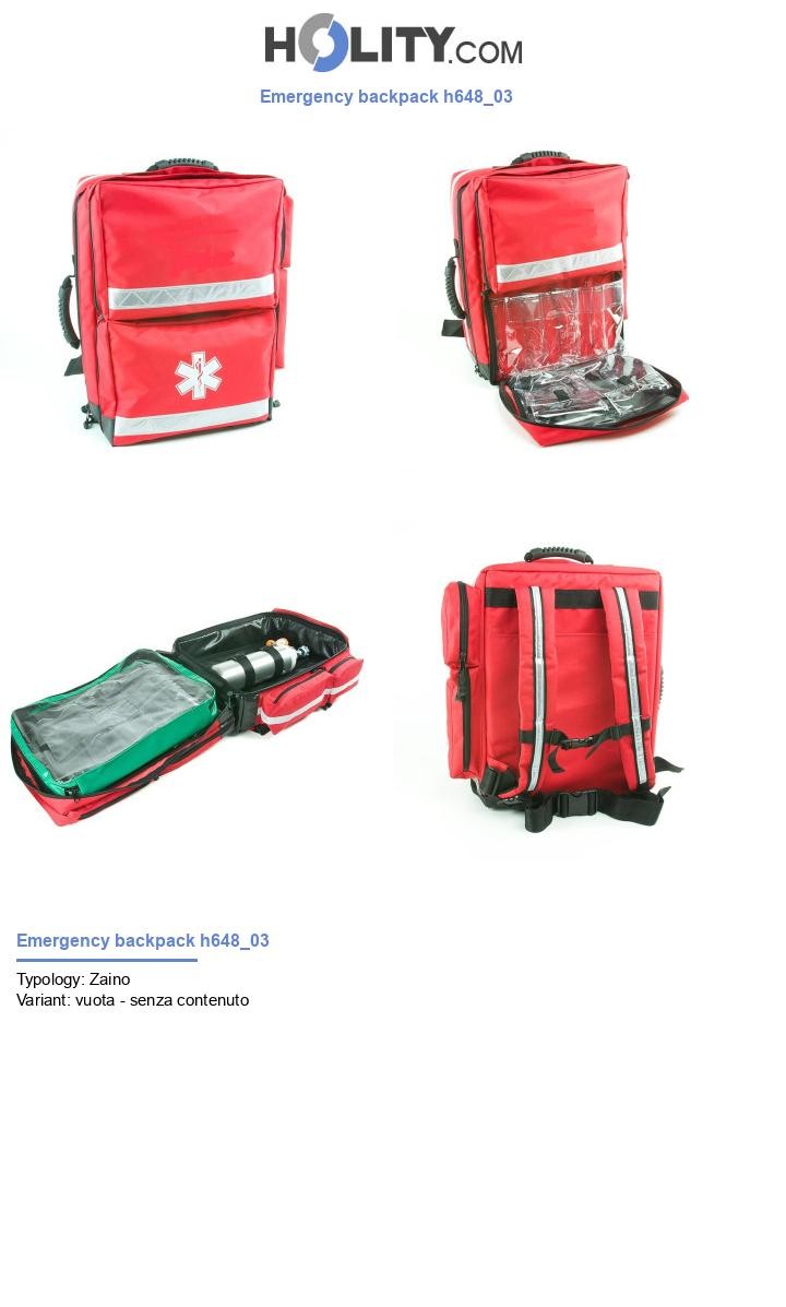 Emergency backpack h648_03