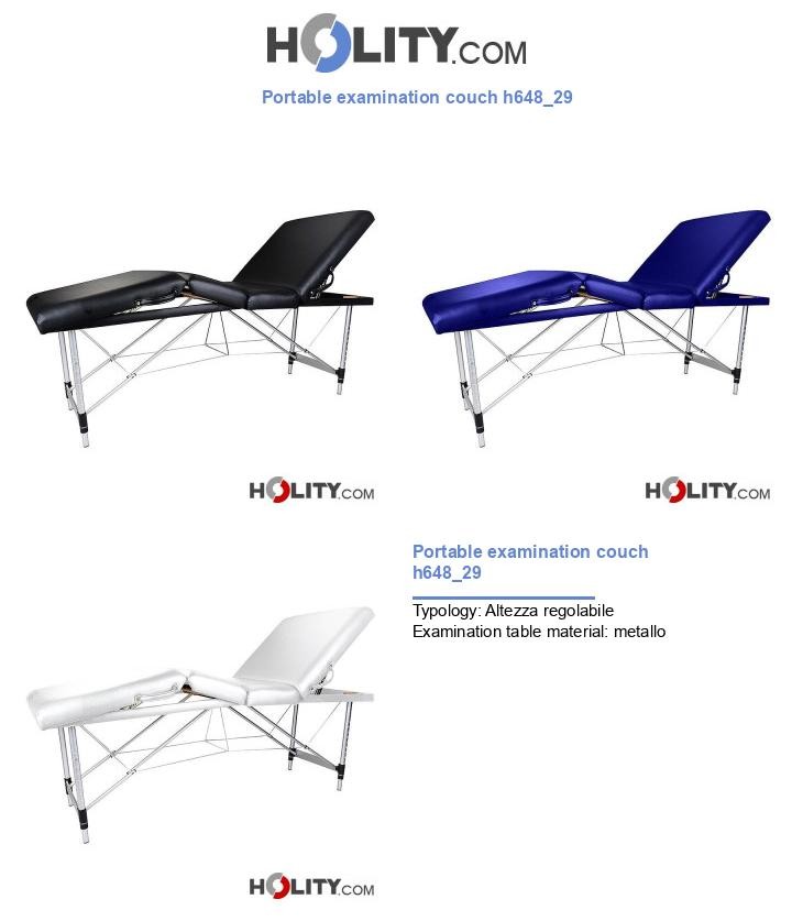 Portable examination couch h648_29
