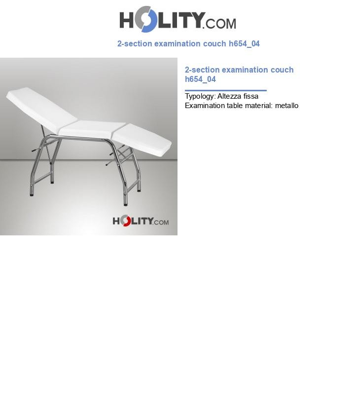 2-section examination couch h654_04