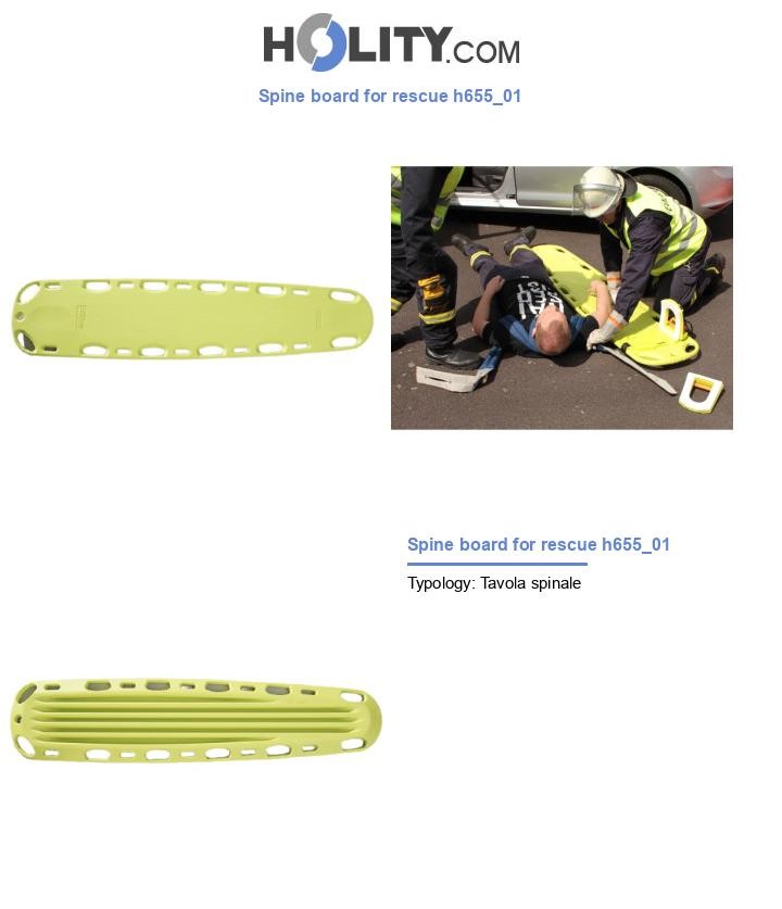 Spine board for rescue h655_01