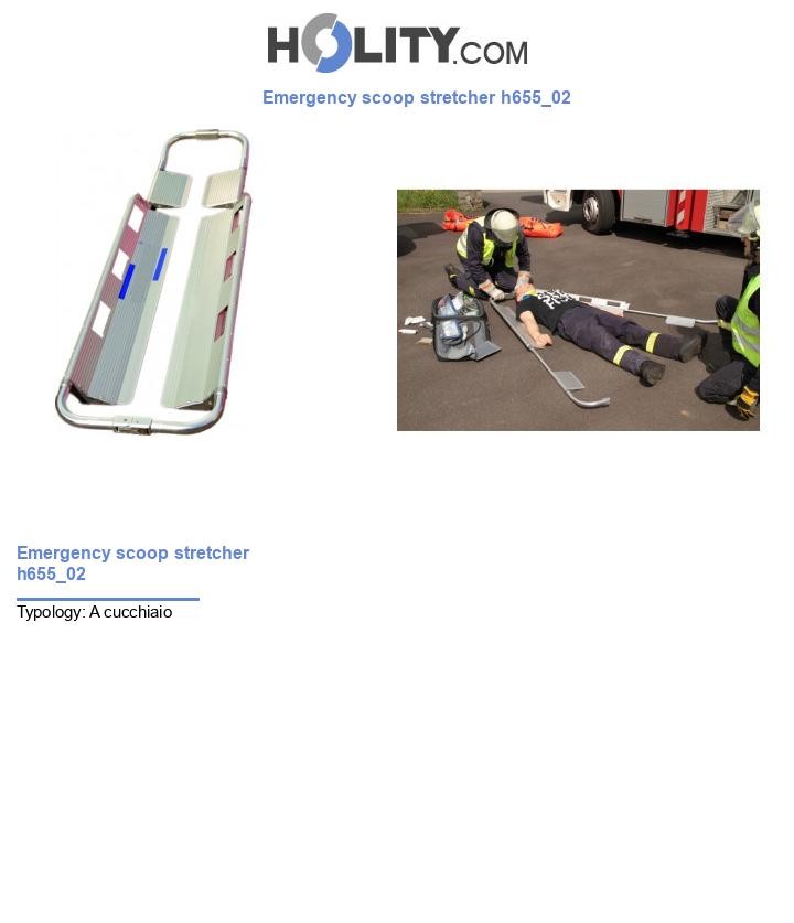 Emergency scoop stretcher h655_02