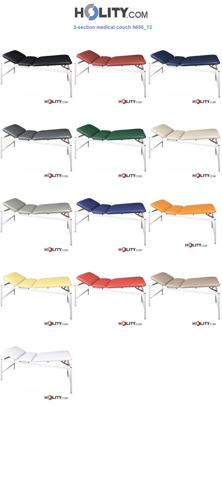 3-section medical couch h655_12