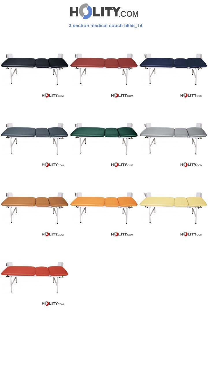 3-section medical couch h655_14